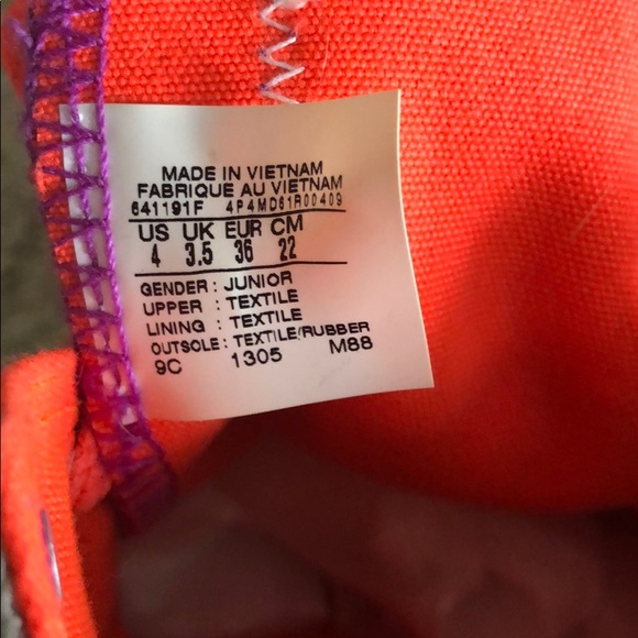 CONVERSE ALL STAR WOMEN JUNIOR SZ 4(SZ 7 Women ? - Picture 8 of 8